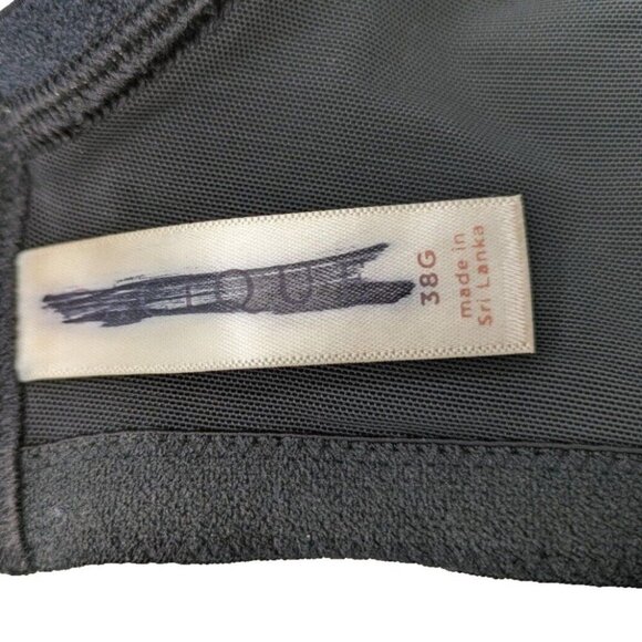 Cacique Womens Bra Smooth Satin Full Coverage U/W Size 38G Black Lane Bryant - Picture 7 of 8